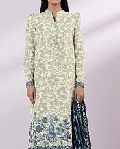 Sapphire Cream Jacquard Suit- Pakistani Designer Lawn Suits
