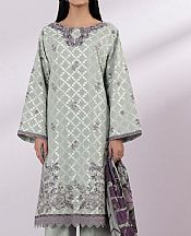 Sapphire Grey Jacquard Suit- Pakistani Designer Lawn Suits