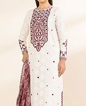 Sapphire Off-white Jacquard Suit- Pakistani Designer Lawn Suits