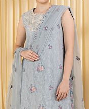 Sapphire Grey Jacquard Suit- Pakistani Designer Lawn Suits