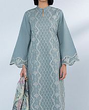 Sapphire Cadet Grey Lawn Suit- Pakistani Designer Lawn Suits