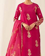Sapphire Brink Pink Silk Suit- Pakistani Designer Chiffon Suit