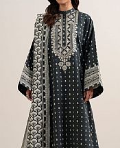 Sapphire Charcoal Lawn Suit- Pakistani Designer Lawn Suits