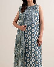 Sapphire Blue Lawn Suit- Pakistani Designer Lawn Suits