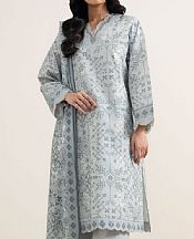 Sapphire Light Grey Lawn Suit- Pakistani Designer Lawn Suits