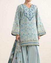Sapphire Aqua Lawn Suit- Pakistani Designer Lawn Suits