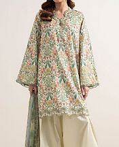 Sapphire Off-white/Green Lawn Suit- Pakistani Lawn Dress