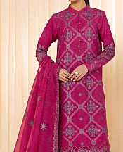 Sapphire Magenta Jacquard Suit- Pakistani Winter Dress