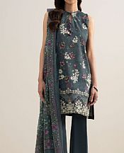 Sapphire Gray Lawn Suit- Pakistani Lawn Dress