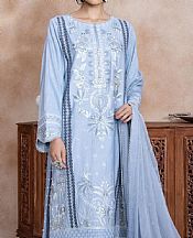 Baby Blue Cotton Suit- Pakistani Lawn Dress