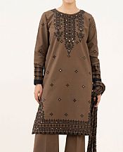 Sapphire Brown Lawn Suit- Pakistani Designer Lawn Suits