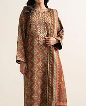 Sapphire Rust Lawn Suit- Pakistani Lawn Dress