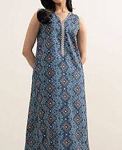 Sapphire Denim Blue Lawn Suit (2 Pcs)- Pakistani Lawn Dress