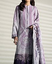 Lilac Khaddar Suit (2 Pcs)- Pakistani Winter Dress