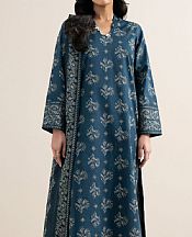 Denim Blue Lawn Suit