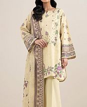 Cream Lawn Suit