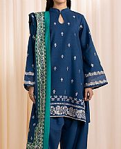 Oxford Blue Khaddar Suit