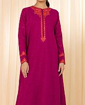 Sapphire Hot Pink Khaddar Suit (2 Pcs)- Pakistani Winter Dress
