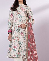 Sapphire Ivory Lawn Suit (2 Pcs)- Pakistani Lawn Dress