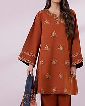 Sapphire Orange Lawn Suit- Pakistani Designer Lawn Suits