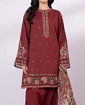 Sapphire Maroon Lawn Suit- Pakistani Designer Lawn Suits