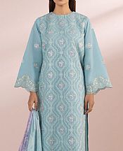 Sapphire Baby Blue Lawn Suit- Pakistani Designer Lawn Suits