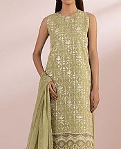 Sapphire Pistachio Green Lawn Suit- Pakistani Lawn Dress