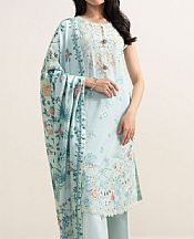Light Turquoise Lawn Suit