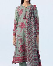 Sapphire Jade Green Karandi Suit- Pakistani Winter Dress