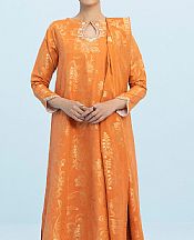 Sapphire Orange Jacquard Suit- Pakistani Winter Clothing