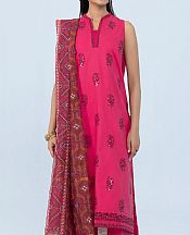 Sapphire Hot Pink Cotton Satin Suit- Pakistani Winter Clothing
