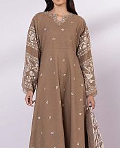 Sapphire Beaver Brown Dobby Suit- Pakistani Lawn Dress
