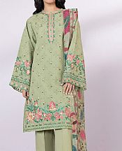 Sapphire Pistachio Cotton Suit- Pakistani Designer Lawn Suits