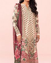 Sapphire Ivory Lawn Suit (2 Pcs)- Pakistani Designer Lawn Suits