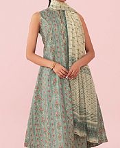 Sapphire Sky Blue Cambric Suit- Pakistani Designer Lawn Suits