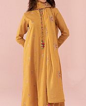 Sapphire Mustard Neps Suit- Pakistani Designer Lawn Suits