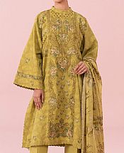 Sapphire Golden Yellow Cotton Suit- Pakistani Lawn Dress