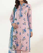 Sapphire Cavern Pink/Blue Lawn Suit (2 pcs)- Pakistani Designer Lawn Suits