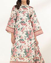Sapphire Ivory Lawn Suit (2 pcs)- Pakistani Lawn Dress
