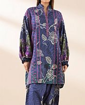 Dusky Blue Lawn Suit (2 pcs)