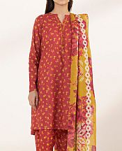 Sapphire Reddish Lawn Suit- Pakistani Designer Lawn Suits