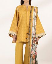 Sapphire Mustard Lawn Suit- Pakistani Lawn Dress
