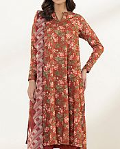 Sapphire Pale Carmine Lawn Suit (2 pcs)- Pakistani Lawn Dress