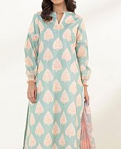 Sapphire Light Turquoise Lawn Suit (2 pcs)- Pakistani Lawn Dress