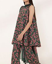 Sapphire Green/Pink Lawn Suit- Pakistani Designer Lawn Suits