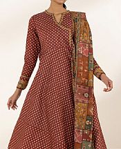 Sapphire Sanguine Brown Lawn Suit- Pakistani Designer Lawn Suits