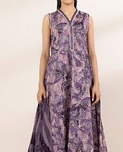 Sapphire Dusty Purple Lawn Suit- Pakistani Designer Lawn Suits
