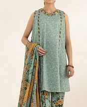Sapphire Summer Green Lawn Suit- Pakistani Lawn Dress