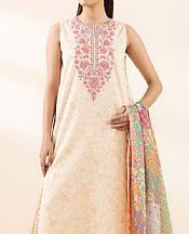 Sapphire Ivory Lawn Suit- Pakistani Designer Lawn Suits