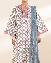 Sapphire Off White Lawn Suit- Pakistani Designer Lawn Suits